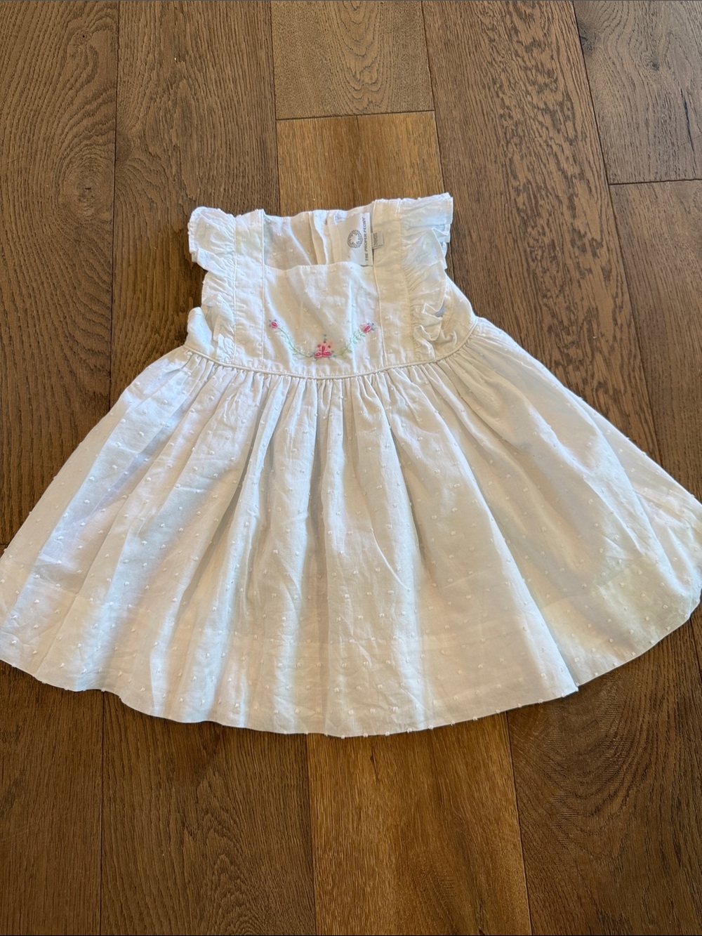 The Proper Peony Swiss Dot Embroidered Dress - 24 months